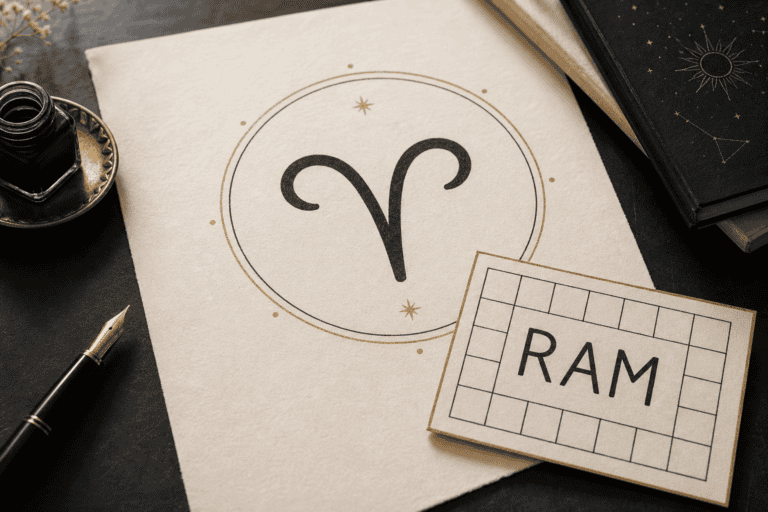 Ram als antwoord op sterrenbeeld met 5 letters